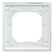 Schneider Electric Merten MEG4010-2320 M-Plan egyes keret, kristályfehér (üveg)