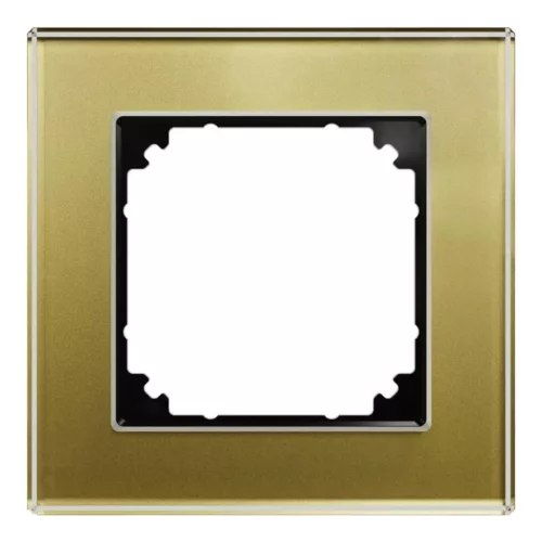 Schneider Electric Merten M-Plan MEG4010-2341 egyes üvegkeret arany - System-M