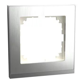 Schneider Electric Merten MEG4010-3646 M-Pure egyes keret, rozsdamentes acél/alumínium (fém)