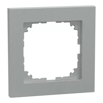 Schneider Electric Merten MEG4010-3660 M-Pure egyes keret, alumínium
