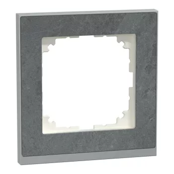 Schneider Electric Merten MEG4010-3669 M-Pure egyes keret, pala/ alumínium (kő)