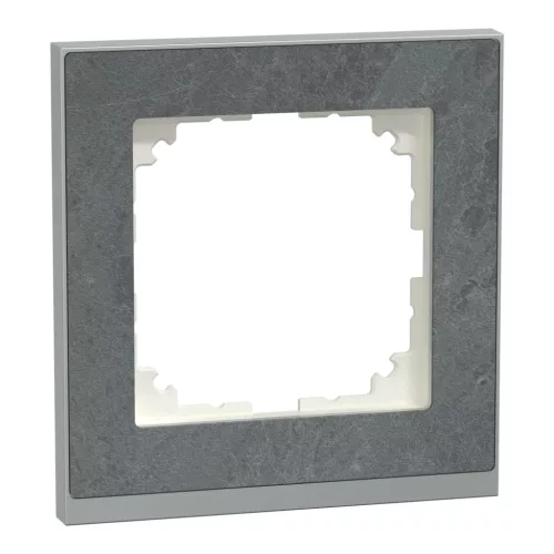 Schneider Electric Merten MEG4010-3669 M-Pure egyes keret, pala/ alumínium (kő)