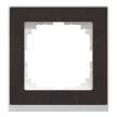 Schneider Electric Merten MEG4010-3671 M-Pure egyes keret, wenge/alumínium (fa)