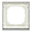 Schneider Electric Merten MEG4010-3671 M-Pure egyes keret, wenge/alumínium (fa)