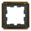 Schneider Electric Merten D-Antik MEG4010-4741 egyes fém keret 24k arany - System-D