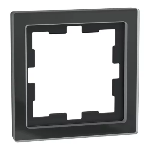 Schneider Electric Merten MEG4010-6503 D-Life egyes keret, ónixfekete (üveg)
