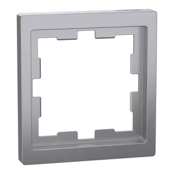 Schneider Electric Merten MEG4010-6536 D-Life egyes keret, acél