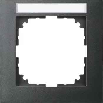   Schneider Electric Merten M-Pure MEG4011-3614 feliratozható egyes keret antracit - System-M