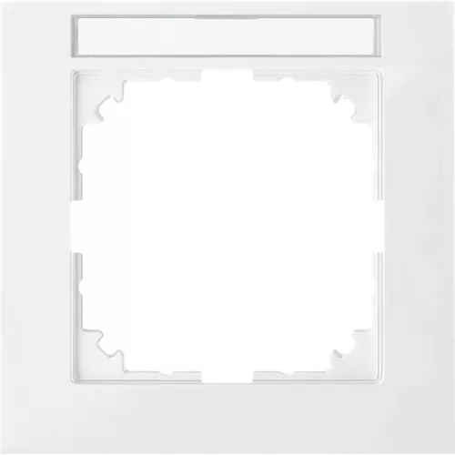 Schneider Electric Merten MEG4011-3619 M-Pure feliratozható egyes keret, polárfehér
