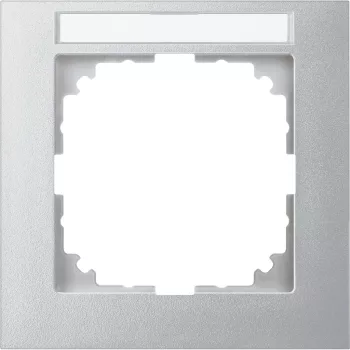 Schneider Electric Merten MEG4011-3660 M-Pure feliratozható egyes keret, alumínium