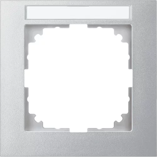 Schneider Electric Merten MEG4011-3660 M-Pure feliratozható egyes keret, alumínium