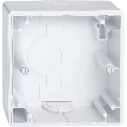 Schneider Electric Merten MEG4014-1425 Egyes kiemelődoboz, M-Smart, aktívfehér