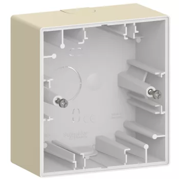 Schneider Electric Merten MEG4014-6533 Egyes kiemelődoboz, System-D, szahara
