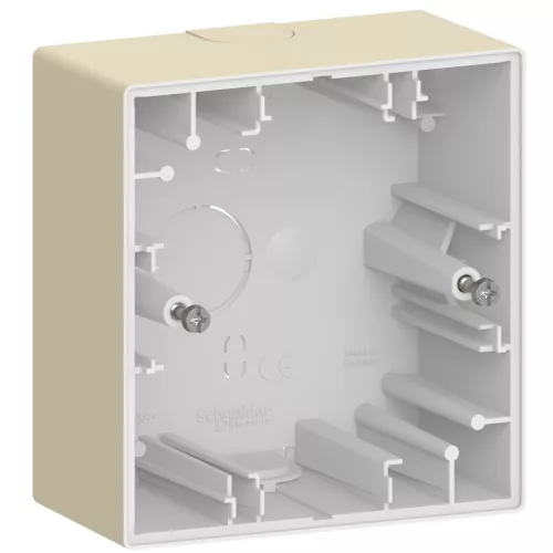 Schneider Electric Merten MEG4014-6533 Egyes kiemelődoboz, System-D, szahara