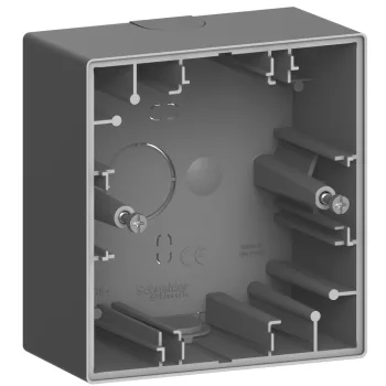 Schneider Electric Merten MEG4014-6534 Egyes kiemelődoboz, System-D, antracit