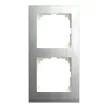 Schneider Electric Merten MEG4020-3646 M-Pure kettes keret, rozsdamentes acél/alumínium (fém)