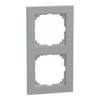 Schneider Electric Merten MEG4020-3660 M-Pure kettes keret, alumínium