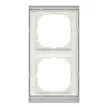 Schneider Electric Merten MEG4020-3671 M-Pure kettes keret, wenge/alumínium (fa)