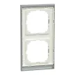 Schneider Electric Merten MEG4020-3671 M-Pure kettes keret, wenge/alumínium (fa)
