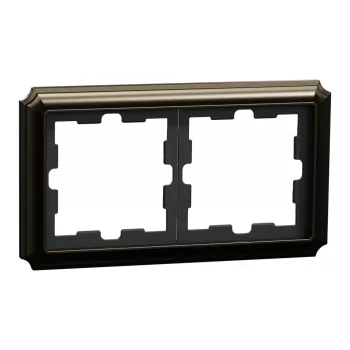 Schneider Electric Merten MEG4020-4752 D-Antik kettes keret, mokka