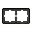 Schneider Electric Merten MEG4020-4752 D-Antik kettes keret, mokka