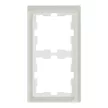 Schneider Electric Merten MEG4020-6520 D-Life kettes keret, kristályfehér (üveg)