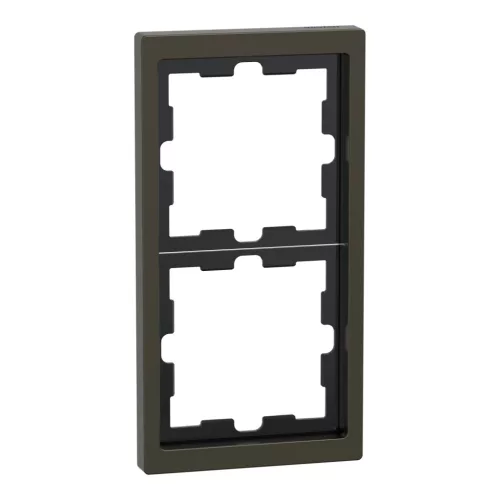 Schneider Electric Merten D-Life MEG4020-6552 kettes fém keret mokka függőleges és vízszintes elhelyezéssel - System-D