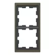 Schneider Electric Merten MEG4020-6552 D-Life kettes keret, mokka