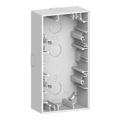 Schneider Electric Merten MEG4024-6535 Kettes kiemelődoboz, System-D, lótuszfehér