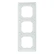 Schneider Electric Merten M-Plan MEG4030-2320 hármas üvegkeret kristályfehér függőleges és vízszintes elhelyezéssel - System-M
