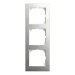 Schneider Electric Merten MEG4030-3646 M-Pure hármas keret, rozsdamentes acél/alumínium (fém)