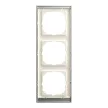 Schneider Electric Merten MEG4030-3646 M-Pure hármas keret, rozsdamentes acél/alumínium (fém)