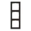 Schneider Electric Merten MEG4030-3671 M-Pure hármas keret, wenge/alumínium (fa)