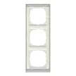 Schneider Electric Merten MEG4030-3671 M-Pure hármas keret, wenge/alumínium (fa)