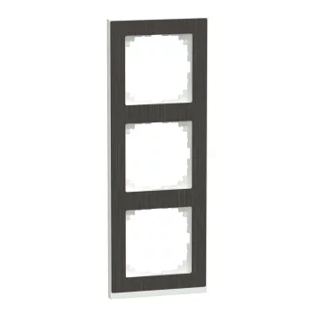   Schneider Electric Merten M-Pure MEG4030-3674 hármas keret tölgy/aktívfehér függőleges és vízszintes elhelyezéssel - System-M