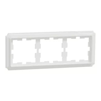   Schneider Electric Merten D-Antik MEG4030-4735 hármas műanyag keret lótuszfehér függőleges és vízszintes elhelyezéssel - System-D