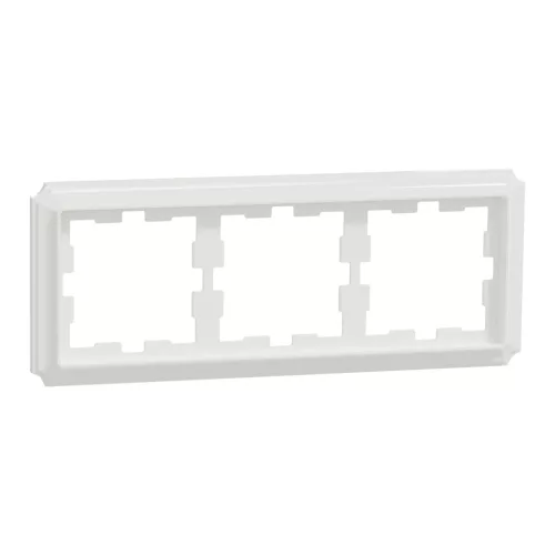 Schneider Electric Merten D-Antik MEG4030-4735 hármas műanyag keret lótuszfehér függőleges és vízszintes elhelyezéssel - System-D