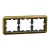 Schneider Electric Merten D-Antik MEG4030-4741 hármas fém keret 24k arany függőleges és vízszintes elhelyezéssel - System-D