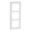 Schneider Electric Merten MEG4030-6520 D-Life hármas keret, kristályfehér (üveg)