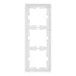 Schneider Electric Merten MEG4030-6520 D-Life hármas keret, kristályfehér (üveg)