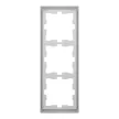 Schneider Electric Merten MEG4030-6536 D-Life hármas keret, acél