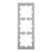 Schneider Electric Merten MEG4030-6536 D-Life hármas keret, acél