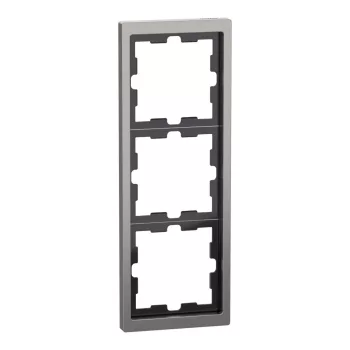   Schneider Electric Merten D-Life MEG4030-6550 hármas fém keret nikkel függőleges és vízszintes elhelyezéssel - System-D