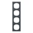 Schneider Electric Merten MEG4040-3614 M-Pure négyes keret, antracit