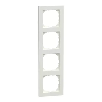 Schneider Electric Merten MEG4040-3619 M-Pure négyes keret, polárfehér