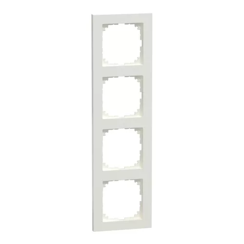 Schneider Electric Merten M-Pure MEG4040-3619 négyes keret polárfehér függőleges és vízszintes elhelyezéssel - System-M