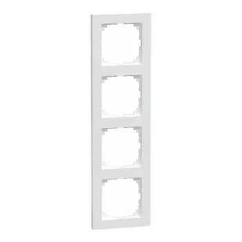   Schneider Electric Merten M-Pure MEG4040-3625 négyes keret aktívfehér függőleges és vízszintes elhelyezéssel - System-M