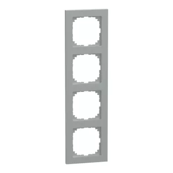 Schneider Electric Merten MEG4040-3660 M-Pure négyes keret, alumínium