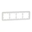 Schneider Electric Merten D-Antik MEG4040-4735 négyes műanyag keret lótuszfehér függőleges és vízszintes elhelyezéssel - System-D