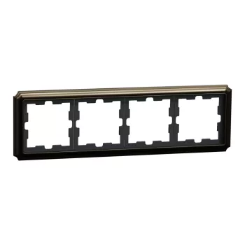 Schneider Electric Merten MEG4040-4752 D-Antik négyes keret, mokka